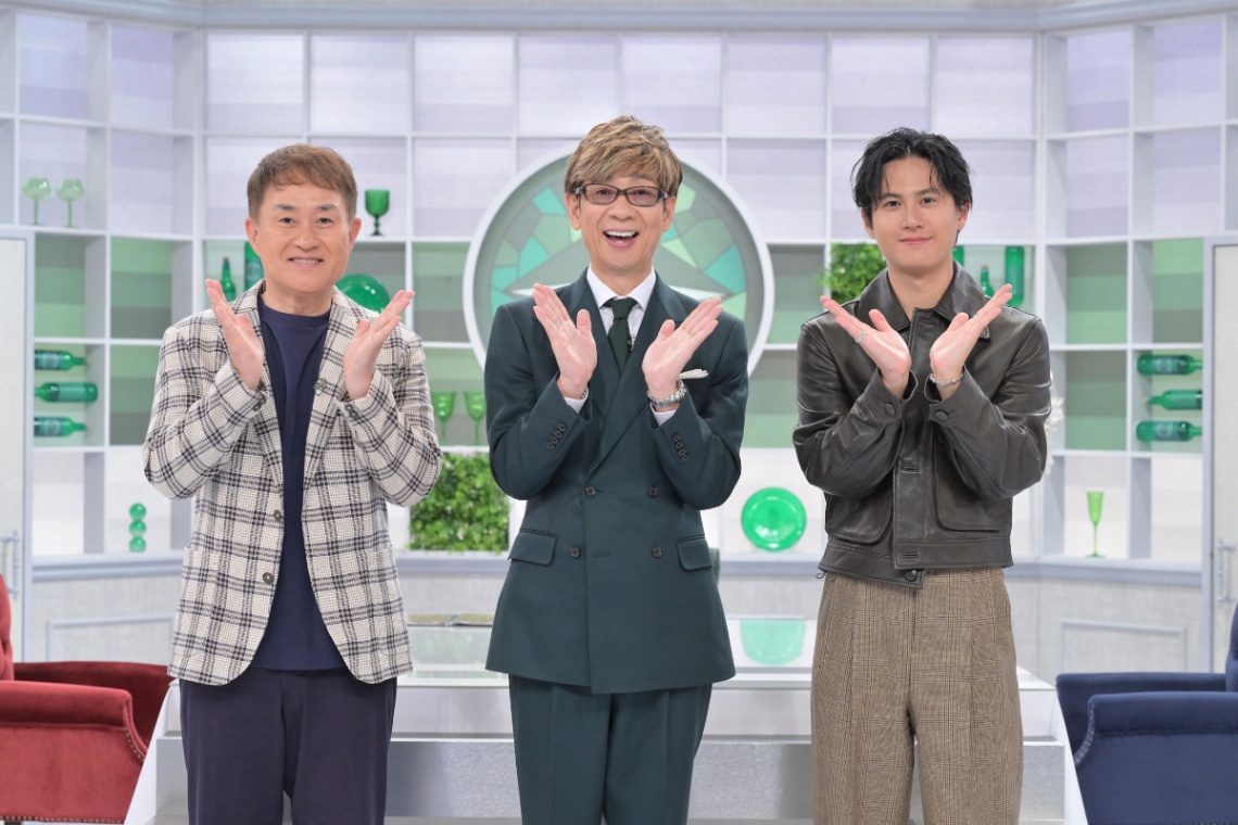 3月14日放送の「ビストロボイス」に出演する（左から）神奈月さん、山寺宏一さん、武内駿輔さん＝NHK提供