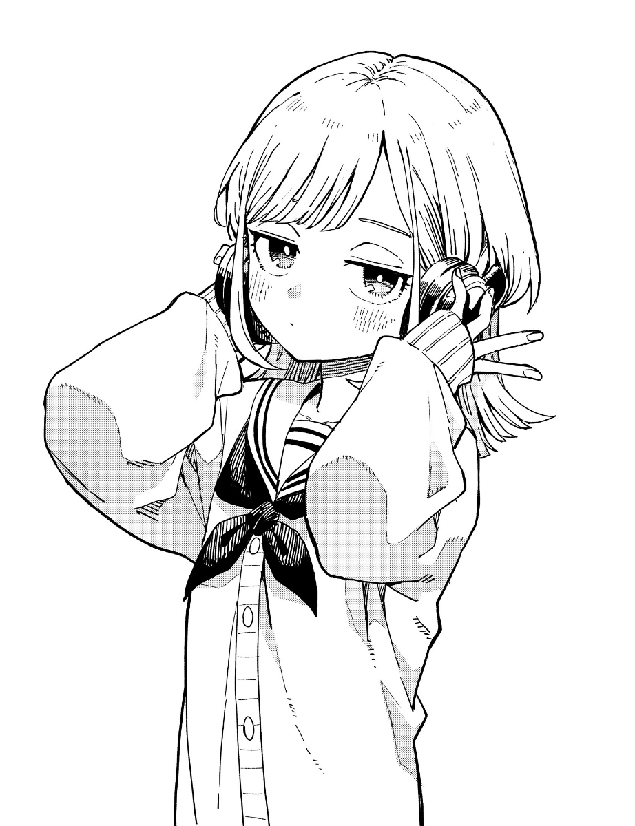 山本崇一朗さんが描き下ろした「さむわんへるつ」のヒロイン・水尾くらげのイラスト