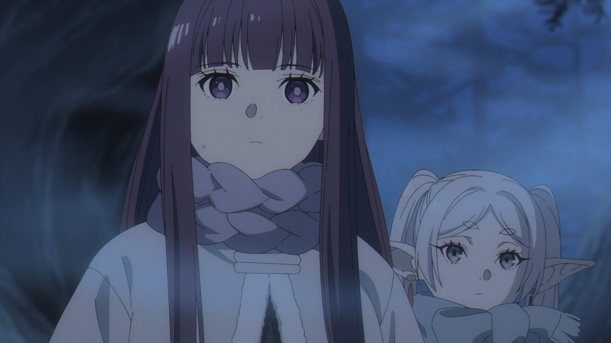 アニメ「葬送のフリーレン」の第35話「神技のレヴォルテ」の一場面（c）山田鐘人・アベツカサ／小学館／「葬送のフリーレン」製作委員会