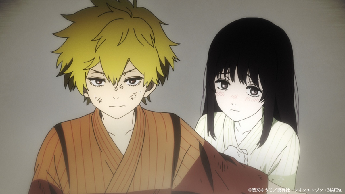 アニメ「地獄楽」の第22話「慈と業」の一場面