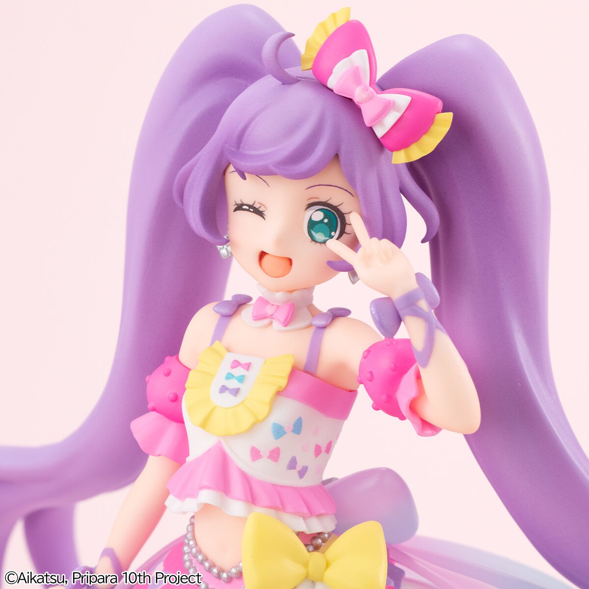 「アイカツ！×プリパラ THE MOVIE -出会いのキセキ！-」の真中らぁらのフィギュア「Lucreaらいと アイカツ！×プリパラ THE MOVIE -出会いのキセキ！- 真中らぁら」（C）Aikatsu，Pripara 10th Project