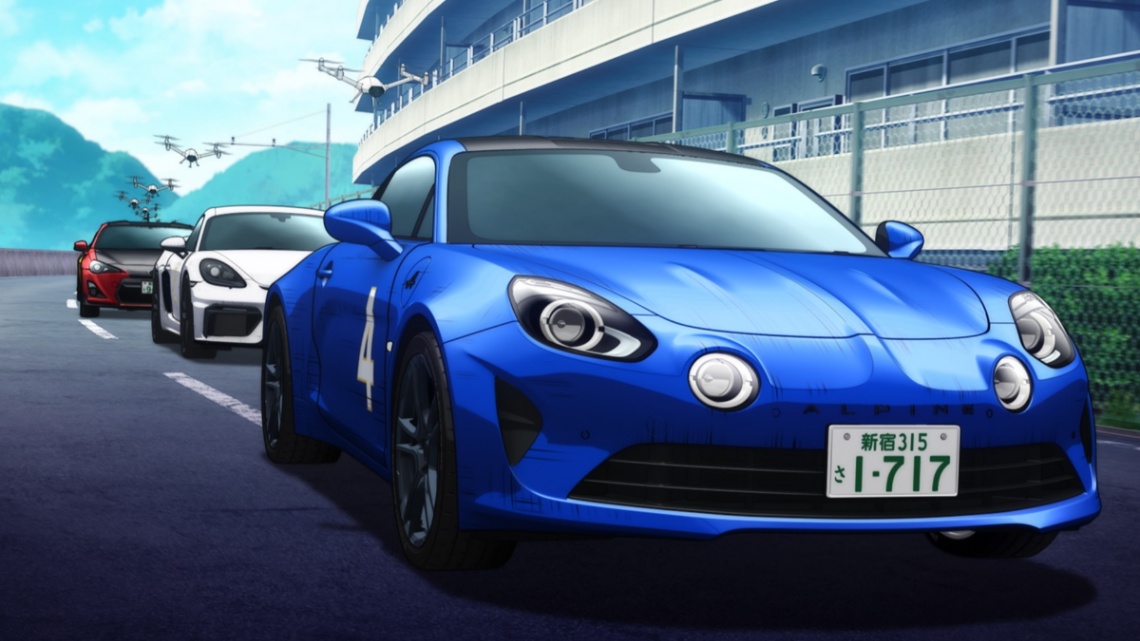 アニメ「MFゴースト 3rd Season」の第34話「王者のあせり」の一場面（c）しげの秀一・講談社／MFゴースト製作委員会