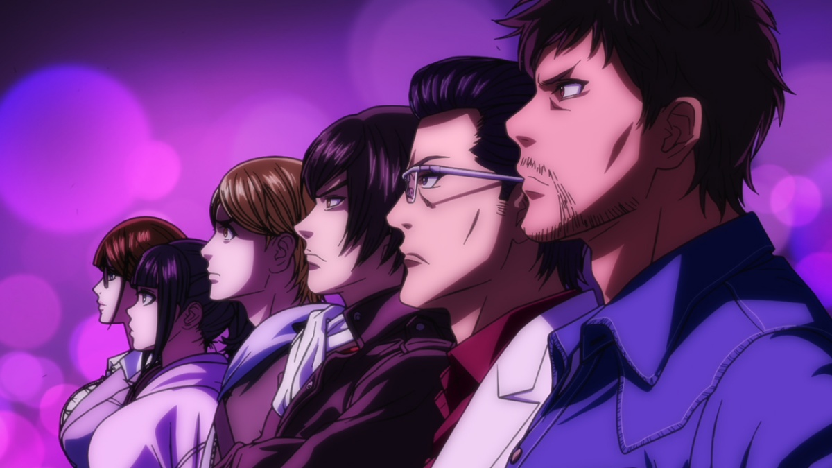 アニメ「東島丹三郎は仮面ライダーになりたい」の「蝙蝠男決戦編」の一場面（C）柴田ヨクサル／ヒーローズ・Tojima Rider Project（C）石森プロ・東映