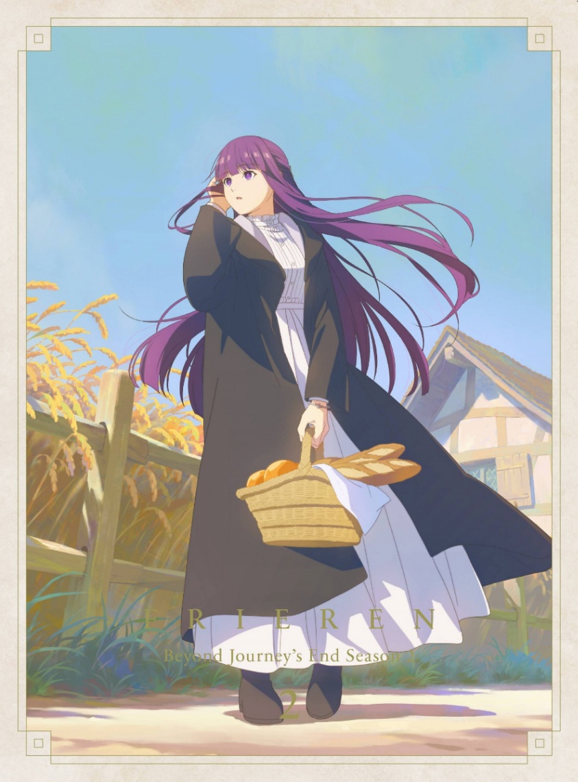 アニメ「葬送のフリーレン」の第2期のブルーレイディスク＆DVDの第2巻のジャケット（c）山田鐘人・アベツカサ／小学館／「葬送のフリーレン」製作委員会