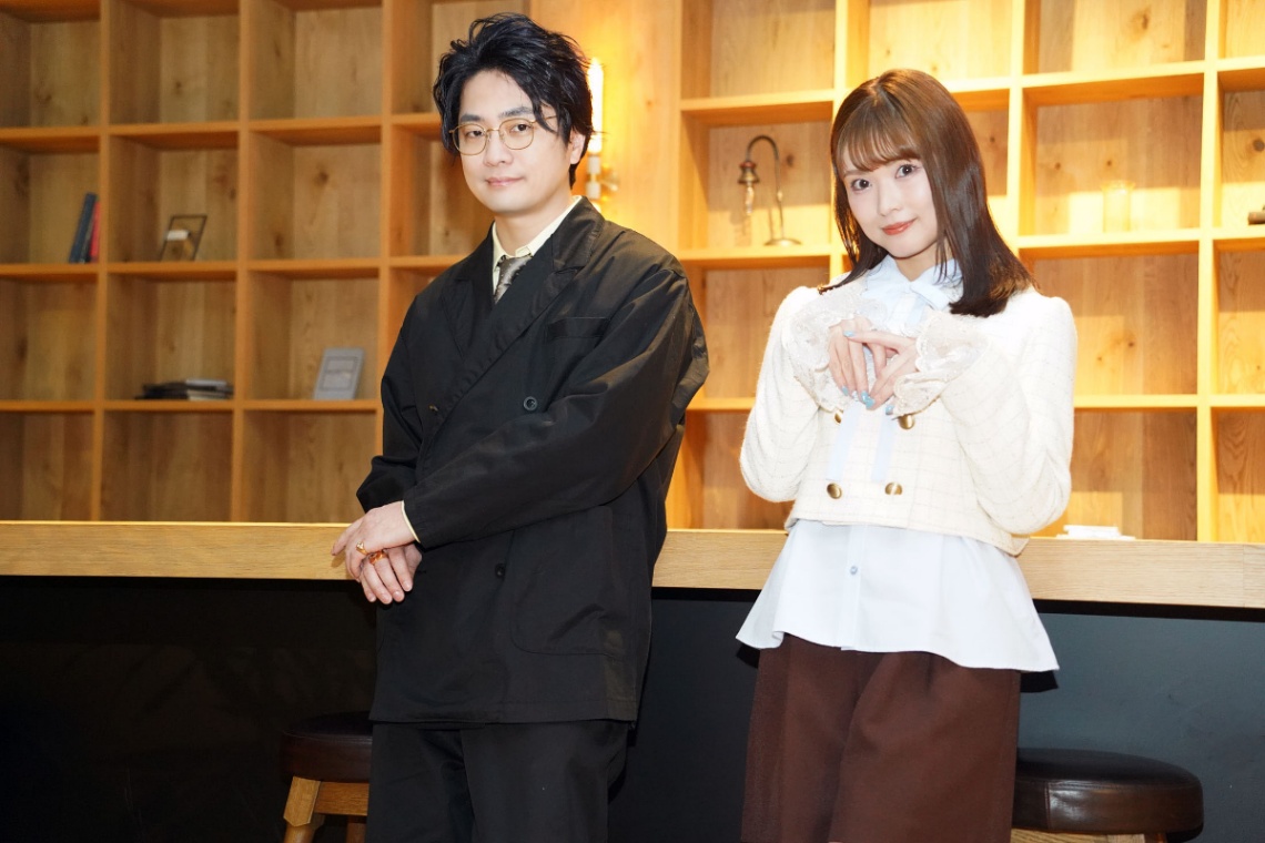 アニメ「暗殺教室」の完全新作劇場版「劇場版『暗殺教室』みんなの時間」に出演する福山潤さん（左）と渕上舞さん