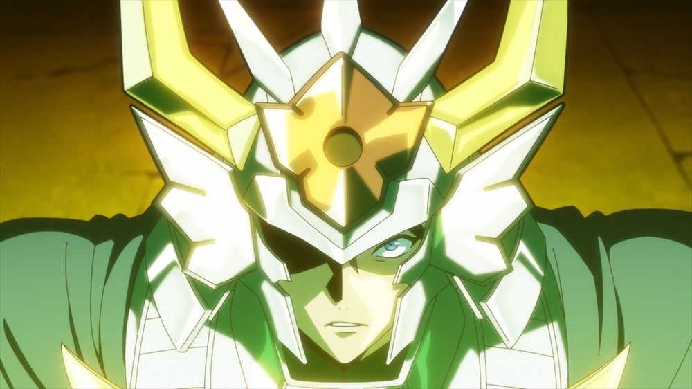 アニメ「鎧真伝サムライトルーパー」の第11話「履陀鞍」の一場面(c)SUNRISE