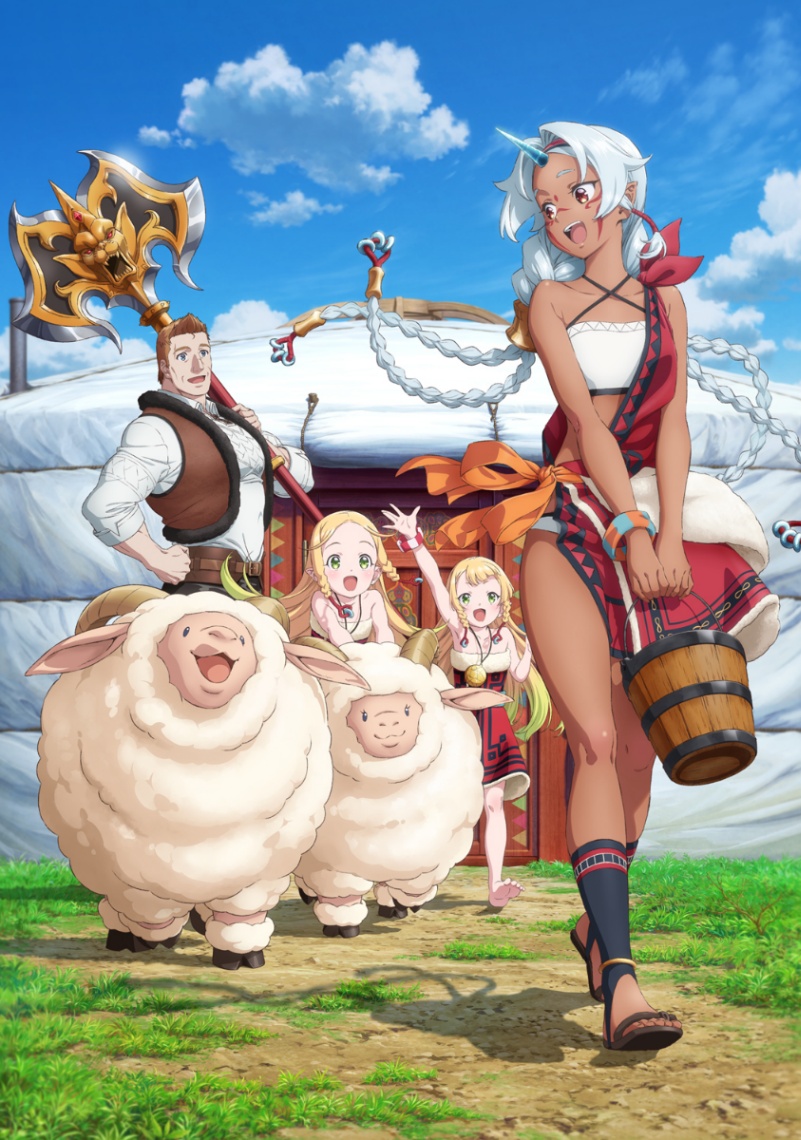 アニメ「領民0人スタートの辺境領主様」のビジュアル（C）風楼／アース・スター エンターテイメント／領民0人スタートの辺境領主様製作委員会