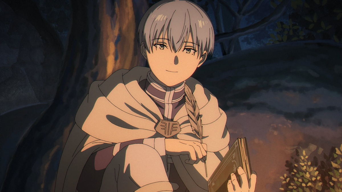 アニメ「葬送のフリーレン」の第37話「ヒンメルの自伝」の一場面（C）山田鐘人・アベツカサ／小学館／「葬送のフリーレン」製作委員会