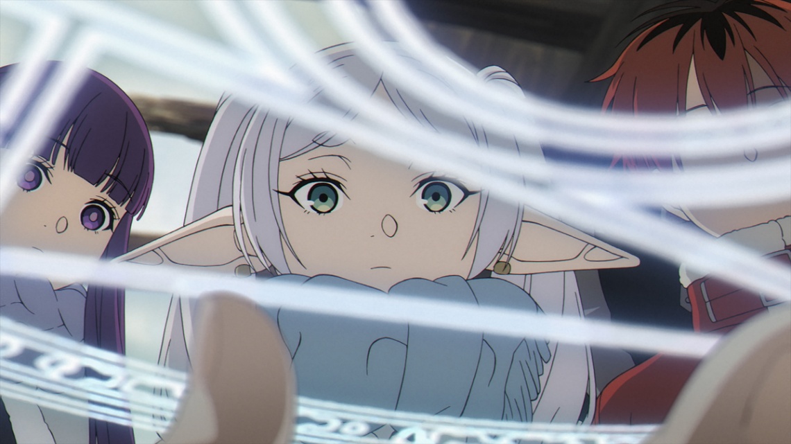 アニメ「葬送のフリーレン」の第37話「ヒンメルの自伝」の一場面（c）山田鐘人・アベツカサ／小学館／「葬送のフリーレン」製作委員会