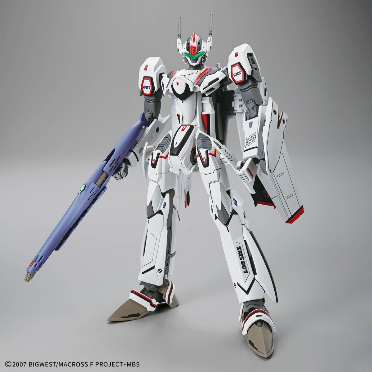 「マクロスF」のプラモデル「HG 1/100 VF-25F メサイアバルキリー(早乙女アルト機)」(C)2007 BIGWEST/MACROSS F PROJECT・MBS