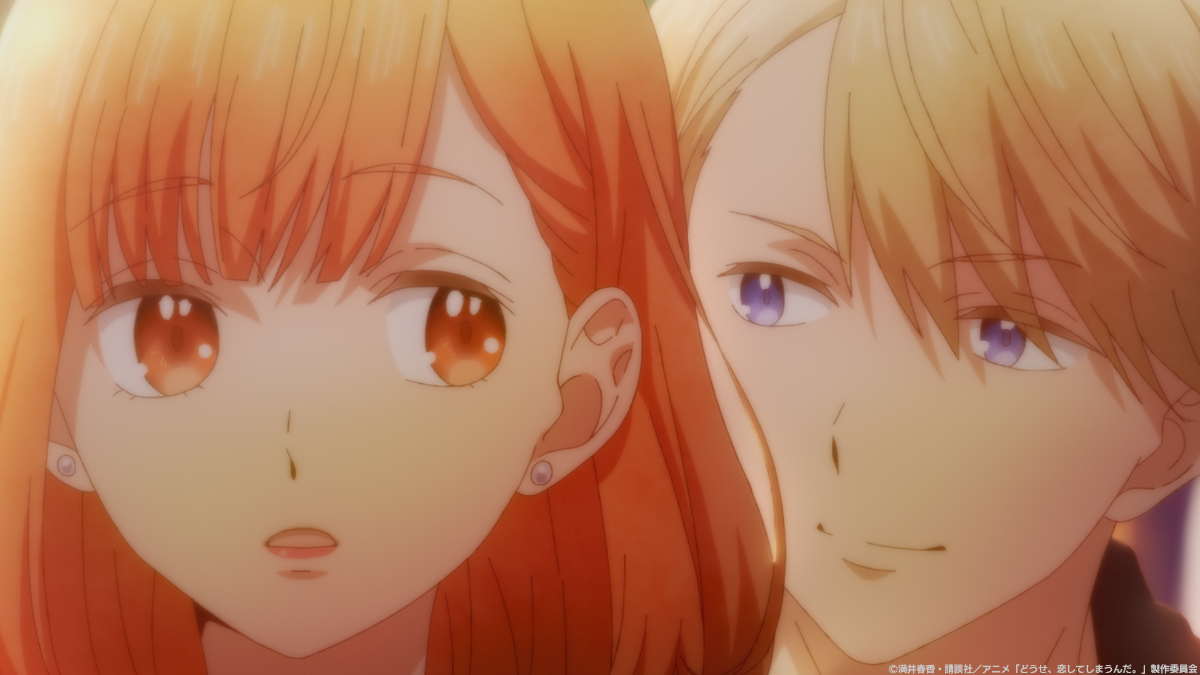 テレビアニメ「どうせ、恋してしまうんだ。」の第23話「プロポーズ」の一場面（c）満井春香・講談社／アニメ「どうせ、恋してしまうんだ。」製作委員会