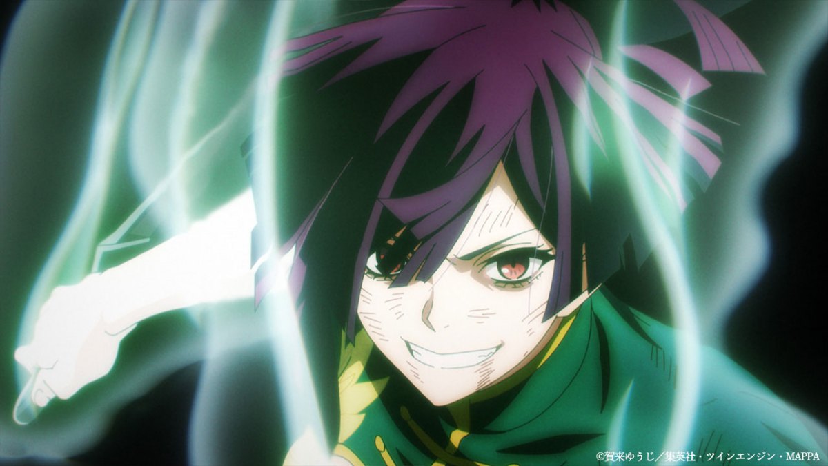 アニメ「地獄楽」の第24話「儚と火」の一場面