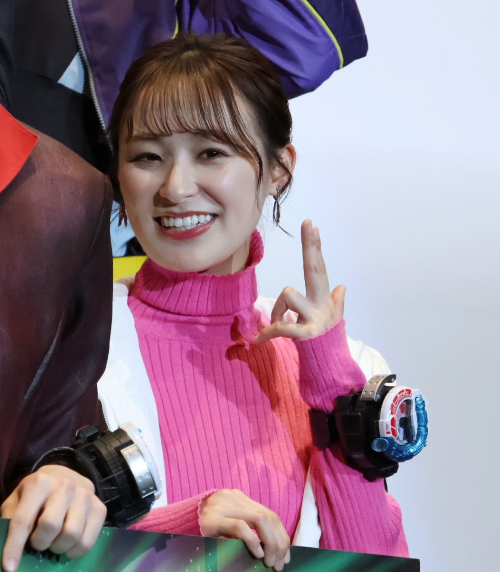 「ナンバーワン戦隊ゴジュウジャー VSブンブンジャー」舞台あいさつ付最速上映会に登壇した鈴木美羽さん