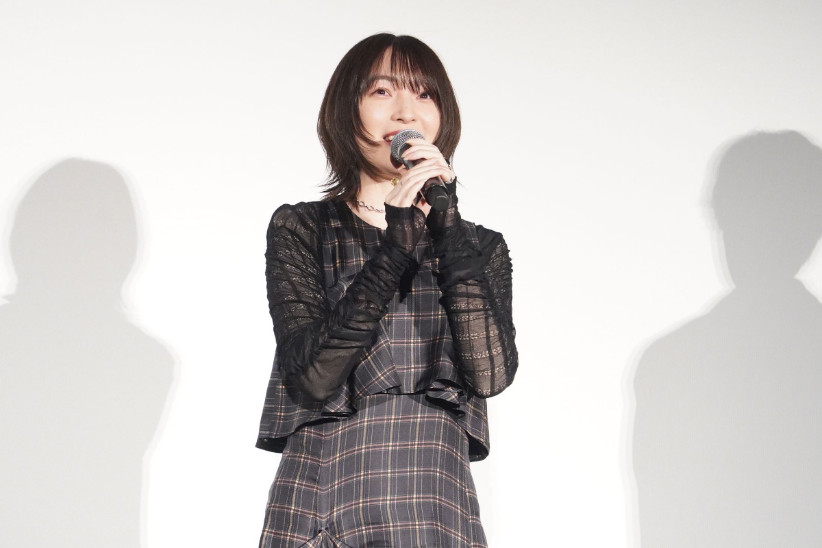 アニメ「チェンソーマン レゼ篇」の“ファイナル舞台あいさつ”に登場した上田麗奈さん
