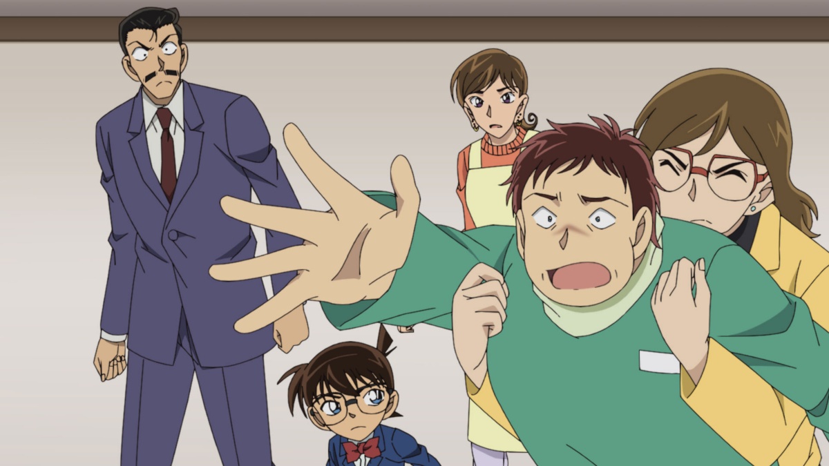 アニメ「名探偵コナン」の第1195話「館ミステリー 渦巻館（前編）」の一場面（c）青山剛昌／小学館・読売テレビ・TMS 1996