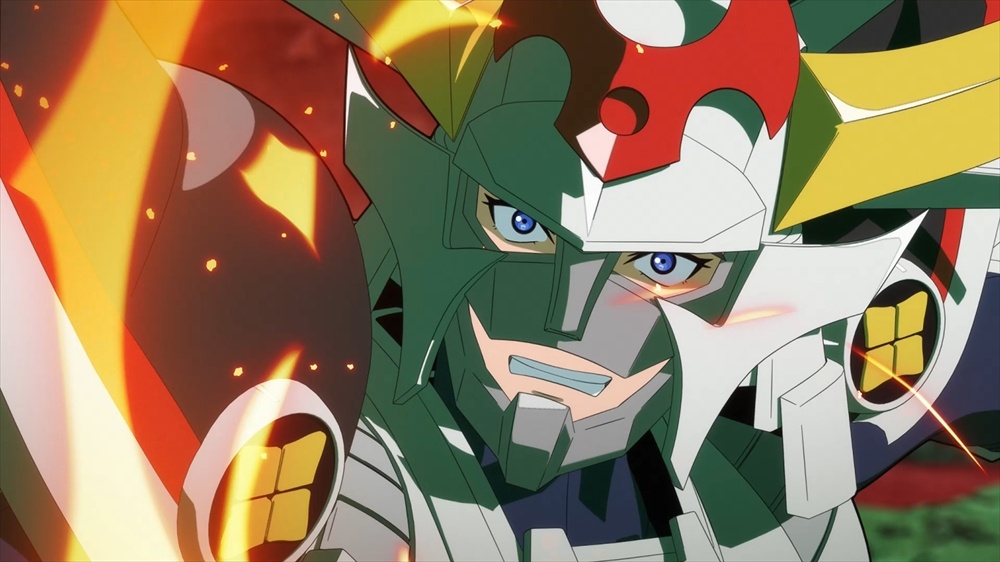 アニメ「鎧真伝サムライトルーパー」の第12話「恵緋浪愚」の一場面（C）SUNRISE