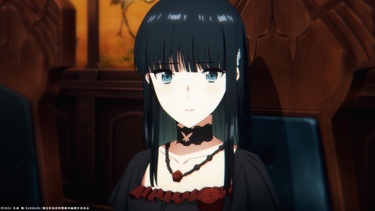 アニメ「魔法科高校の劣等生 四葉継承編」の一場面（C）2024 佐島 勤／KADOKAWA／魔法科高校四葉継承編製作委員会