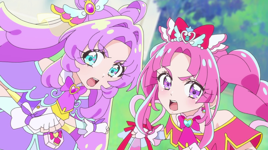 アニメ「名探偵プリキュア！」の第9話「決めつけちゃダメ！」の一場面（c）ABC-A・東映アニメーション
