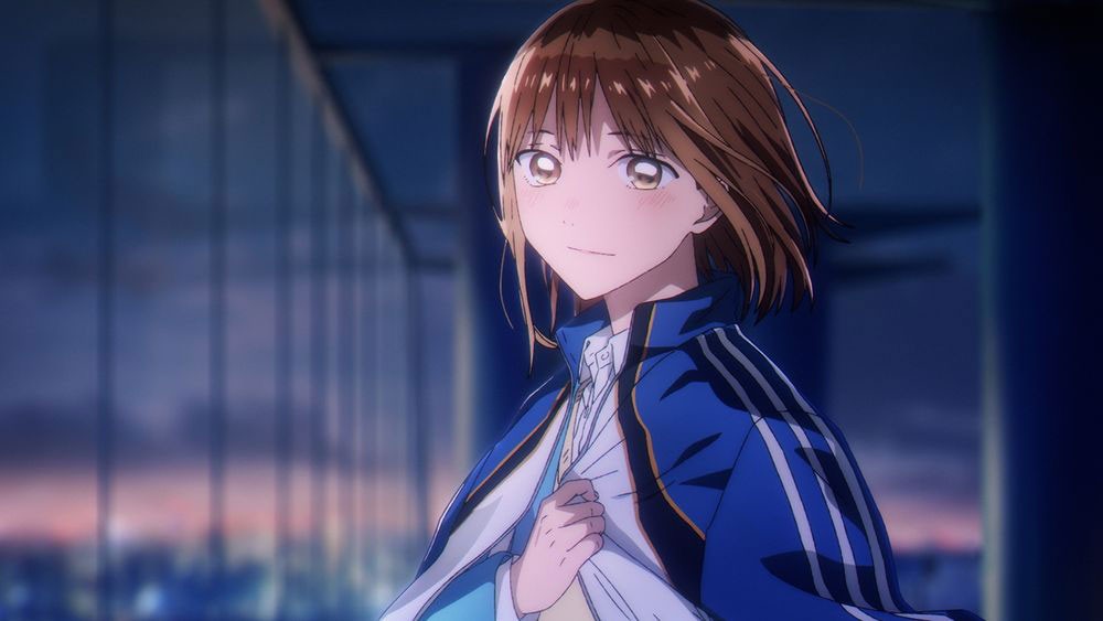 アニメ「アオのハコ Season2」のティザーPVの一場面（c）三浦糀／集英社・「アオのハコ」製作委員会