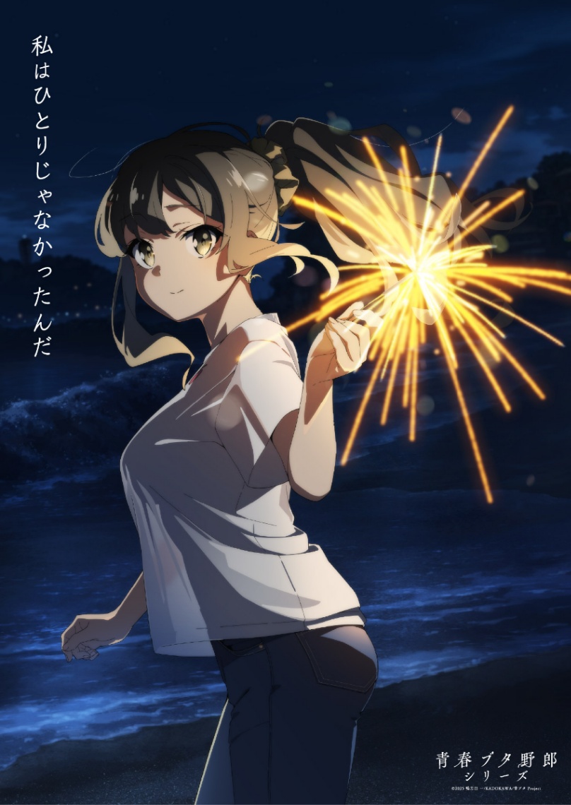 アニメ「青春ブタ野郎」シリーズのヒロインのメモリアルビジュアル第1弾（C）2025 鴨志田 一／KADOKAWA／青ブタ Project