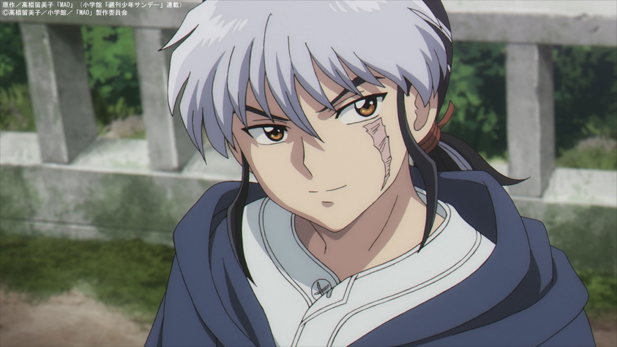 アニメ「MAO」の第1話「菜花と摩緒」の一場面　原作／高橋留美子「MAO」（小学館「週刊少年サンデー」連載）　（c）高橋留美子／小学館／「MAO」製作委員会