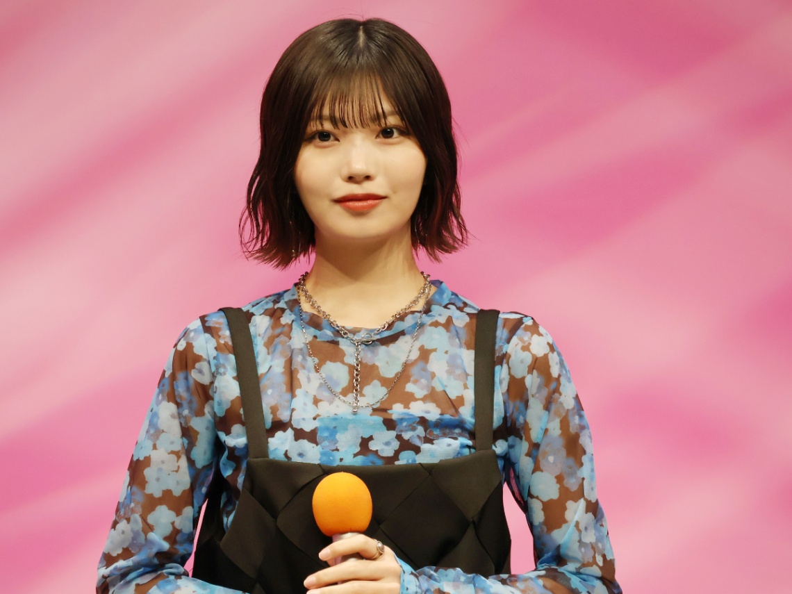 4月9日深夜スタートのドラマ「惡の華」の会見に出席した中西アルノさん