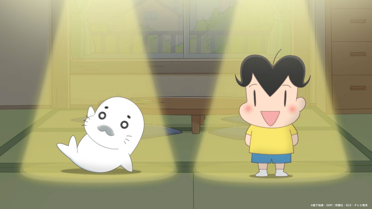 アニメ「小3アシベ QQゴマちゃん」の第1話「3年生になったよ」の一場面（c）森下裕美・OOP／双葉社・DLE・テレビ東京