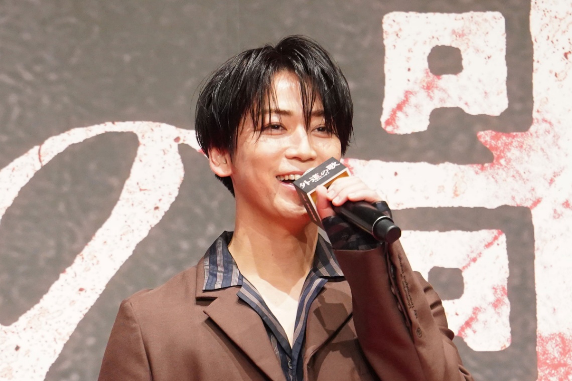 「外道の歌 SEASON2」の配信記念イベントに登場した亀梨和也さん