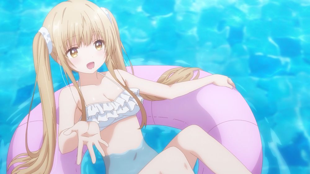 アニメ「お隣の天使様にいつの間にか駄目人間にされていた件」の第2期の第2話「夏休みの始まり」（C）佐伯さん・SBクリエイティブ／アニメ「お隣の天使様」製作委員会