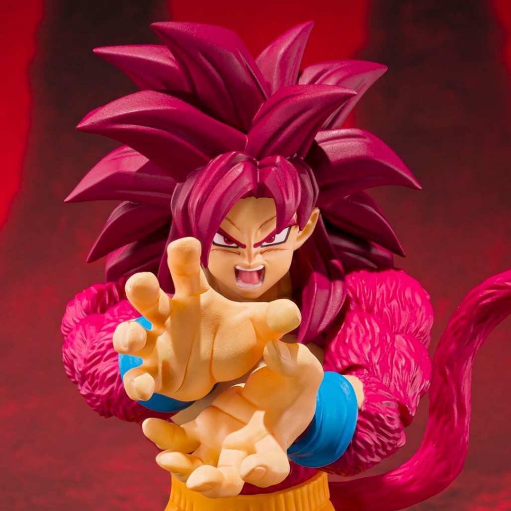 「ドラゴンボールDAIMA」のスーパーサイヤ人4孫悟空のフィギュア「S.H.Figuarts スーパーサイヤ人4孫悟空-DAIMA-」（C）バード・スタジオ／集英社・東映アニメーション