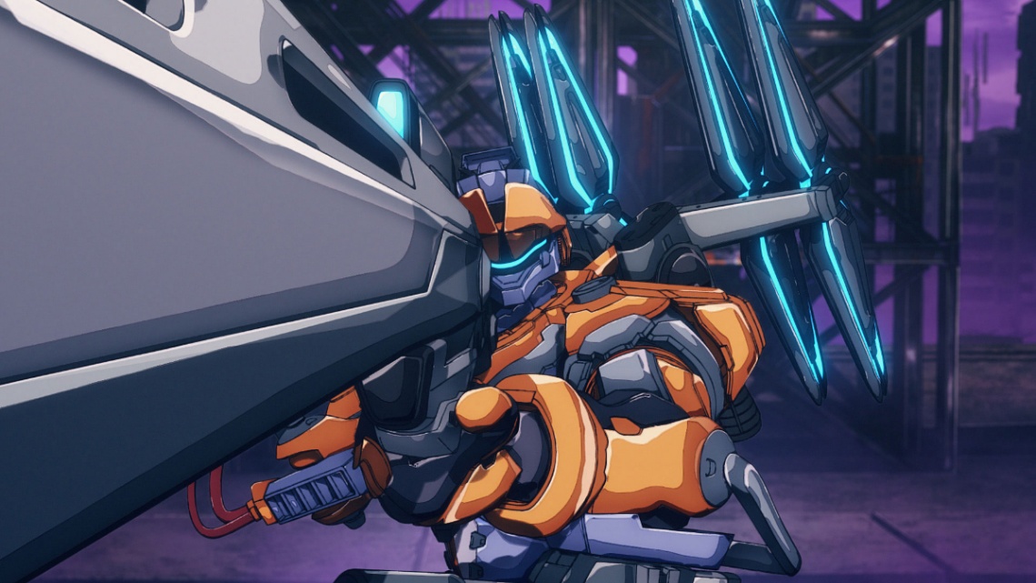 アニメ「DARK MACHINE THE ANIMATION」の一場面（c）Project Carbuncle／DARK MACHINE Committee