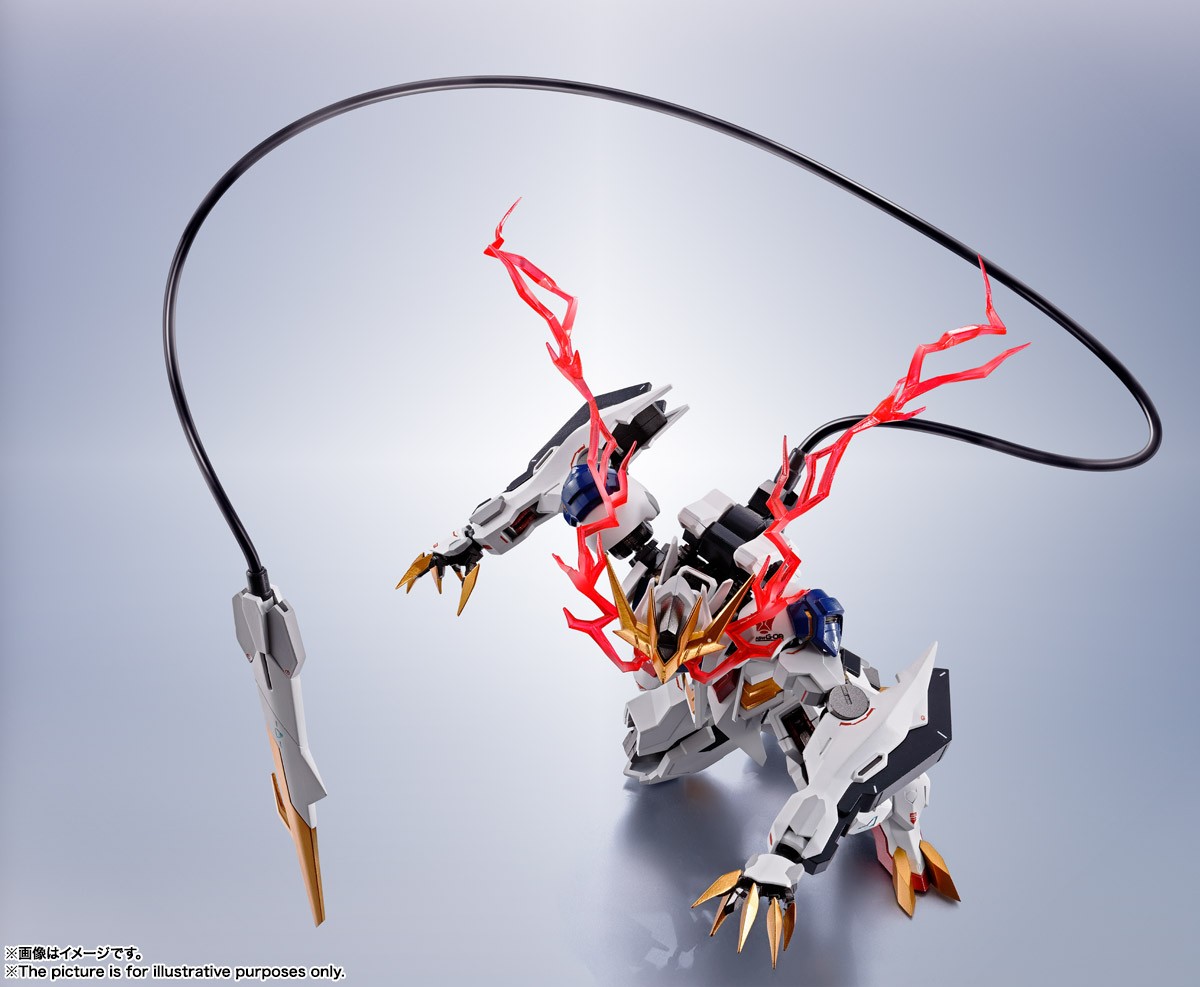 アニメ「機動戦士ガンダム 鉄血のオルフェンズ」のガンダム・バルバトスルプスレクスのフィギュア「METAL ROBOT魂＜SIDE MS＞ ガンダムバルバトスルプスレクス」（C）創通・サンライズ
