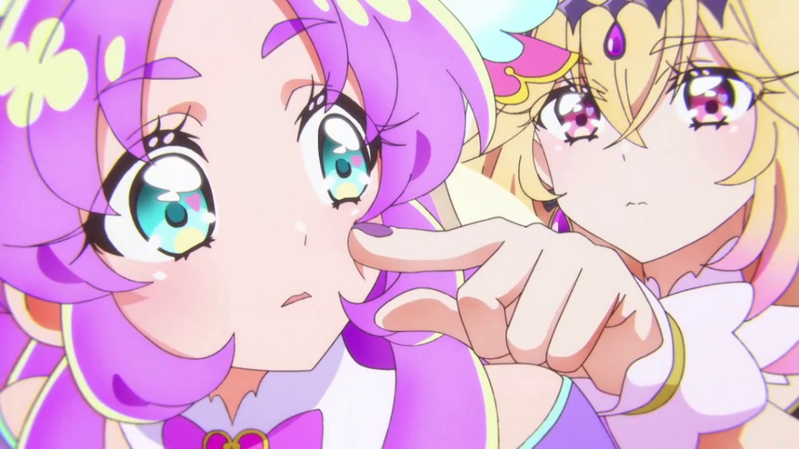 アニメ「名探偵プリキュア！」の第12話「キュアアルカナ・シャドウの秘密」の一場面（c）ABC-A・東映アニメーション