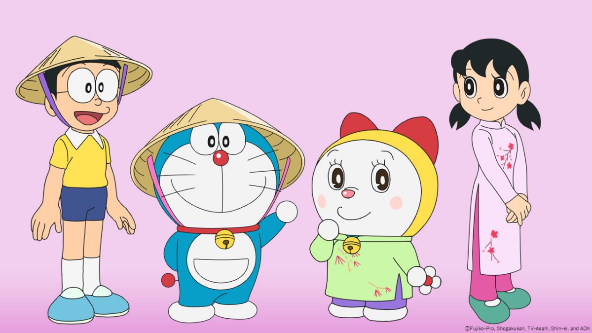 アニメ「ドラえもん」のしずかちゃんの誕生月を記念した特別エピソード「プレゼントはベトナム旅行」のビジュアル（c）藤子プロ・小学館・テレビ朝日・シンエイ・ADK