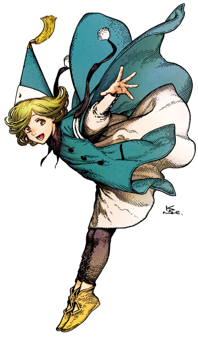 「とんがり帽子のアトリエ」のイラスト