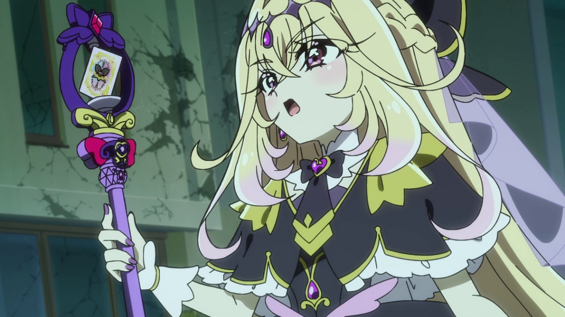 アニメ「名探偵プリキュア！」の第13話「名探偵 VS 怪盗」の一場面（c）ABC-A・東映アニメーション