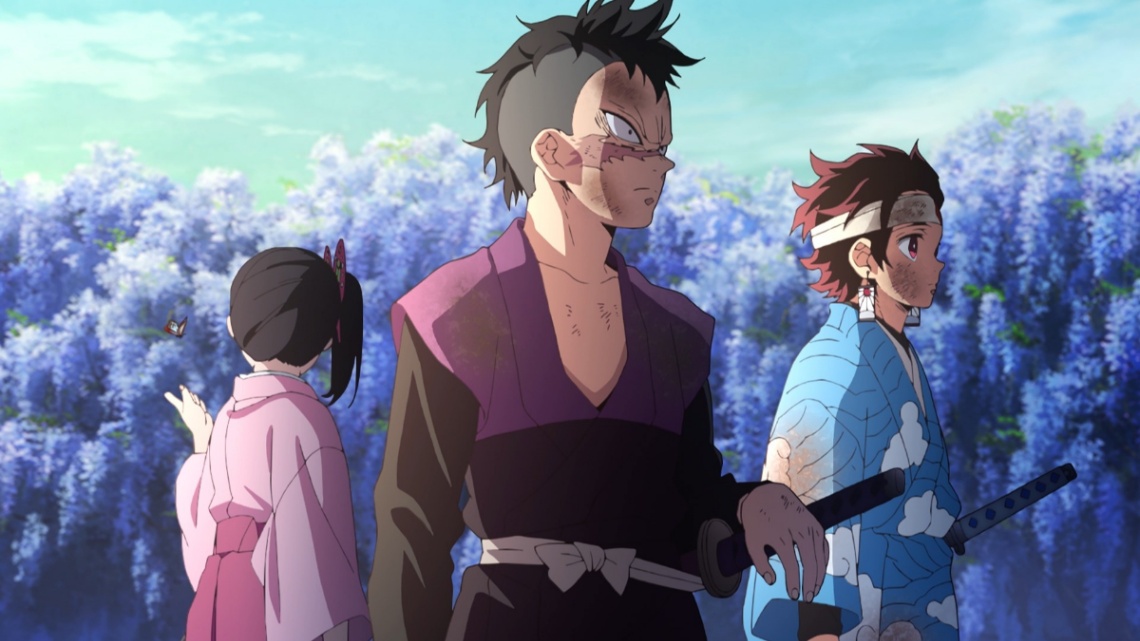 アニメ「鬼滅の刃」の「竈門炭治郎 立志編」の第5話「己の鋼」の一場面（C）吾峠呼世晴／集英社・アニプレックス・ufotable