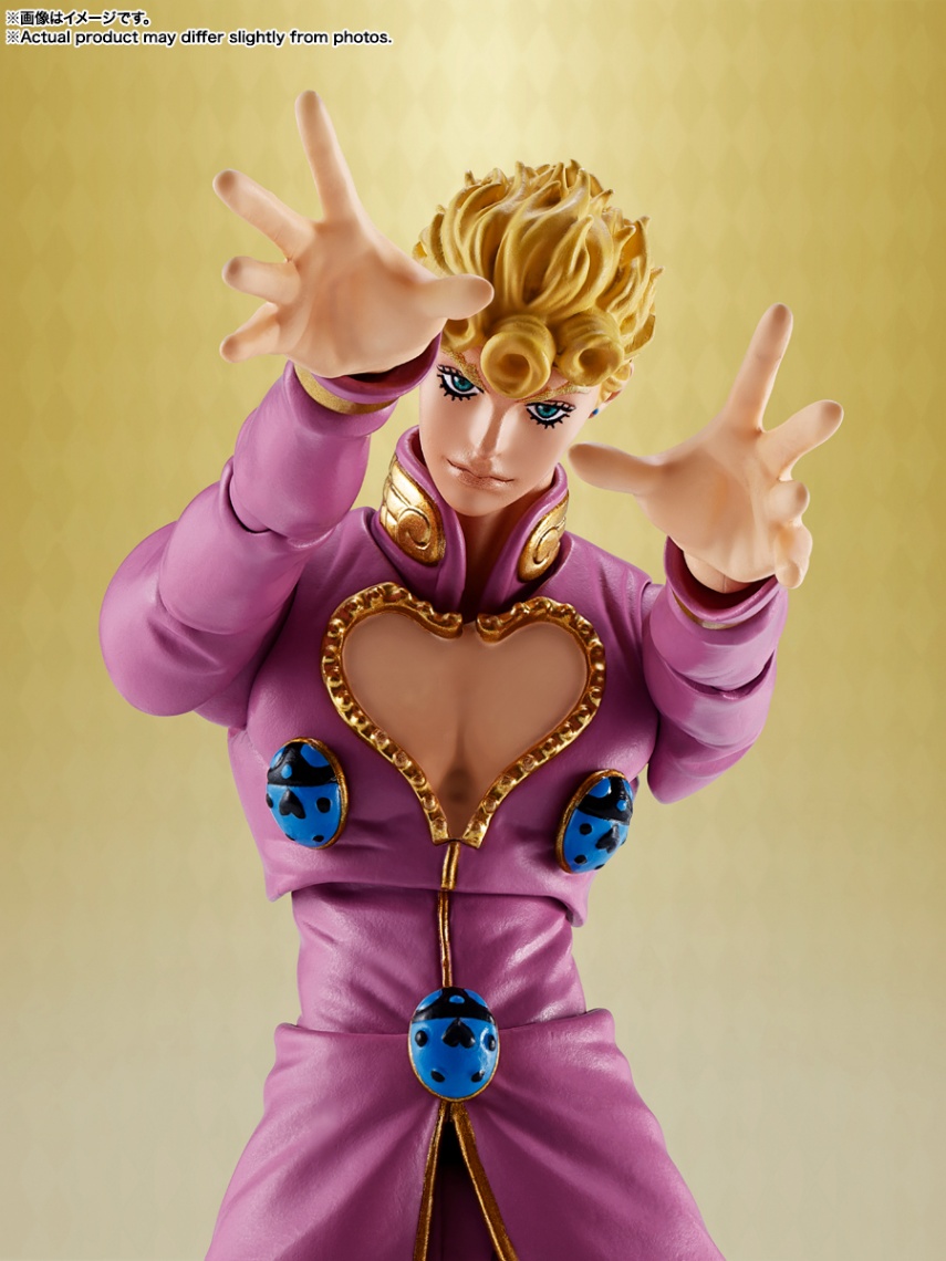 「ジョジョの奇妙な冒険 黄金の風」のジョルノ・ジョバァーナのフィギュア「S.H.Figuarts ジョルノ・ジョバァーナ」（C）LUCKY LAND COMMUNICATIONS／集英社・ジョジョの奇妙な冒険GW製作委員会