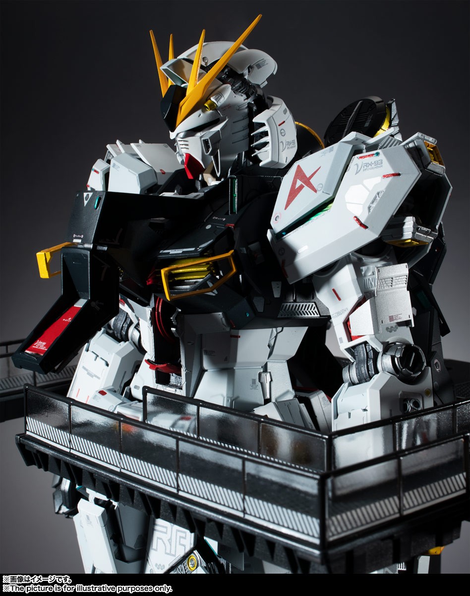 「機動戦士ガンダム 逆襲のシャア」のνガンダムのフィギュア「METAL STRUCTURE 解体匠機 RX-93 νガンダム」（C）創通・サンライズ