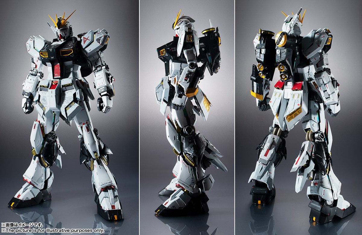 「機動戦士ガンダム 逆襲のシャア」のνガンダムのフィギュア「METAL STRUCTURE 解体匠機 RX-93 νガンダム」（C）創通・サンライズ