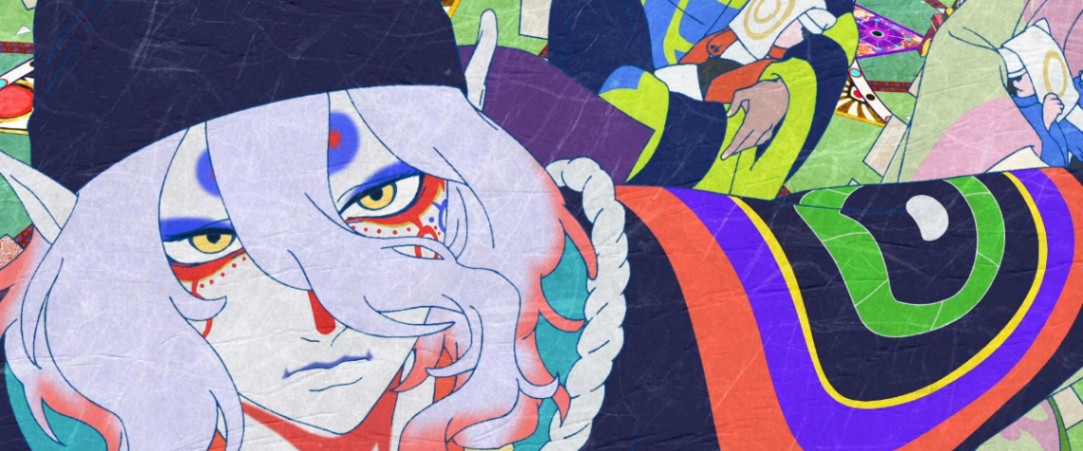アニメ「劇場版モノノ怪 第三章 蛇神」の一場面(C)ツインエンジン