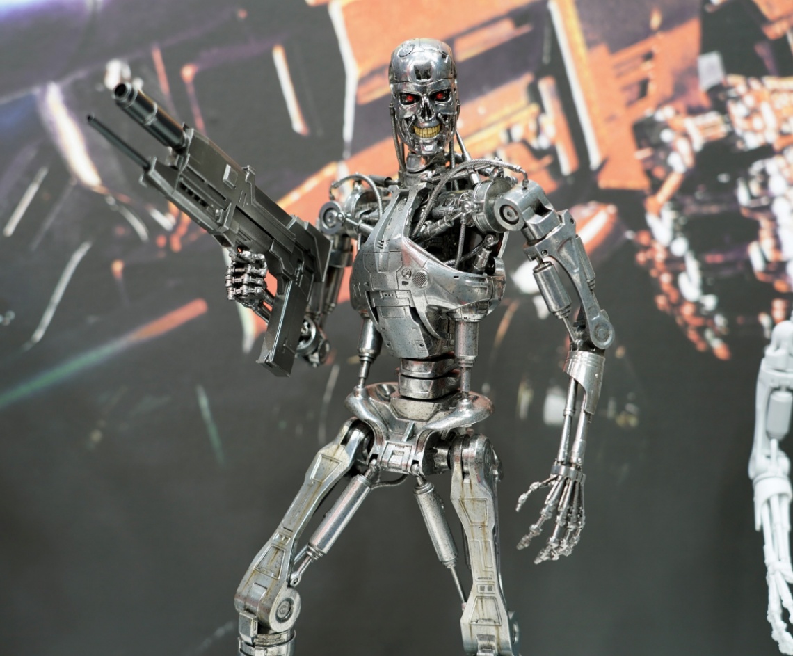 「ターミネーター2」のT-800のプラモデル