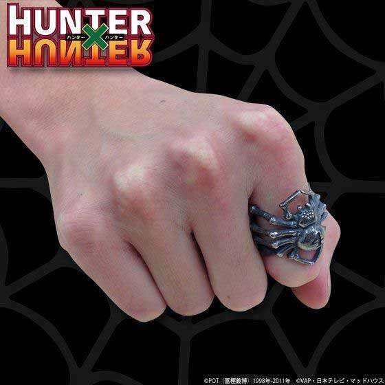 「HUNTER×HUNTER」のシルバーリング「HUNTER×HUNTER 旅団クモリング（ヒソカ／カルト／シズク／ウヴォーギン）」（C）P1998-2025 （C）V・N・M