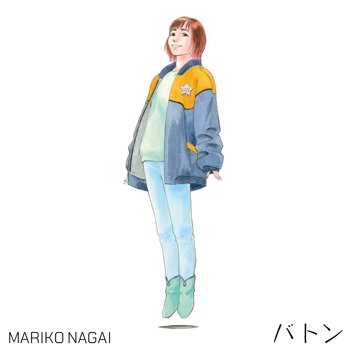 アニメ「機動警察パトレイバー EZY」で永井真理子さんが歌うエンディングテーマソング「バトン」のジャケット（C）HEADGEAR／機動警察パトレイバー EZY製作委員会