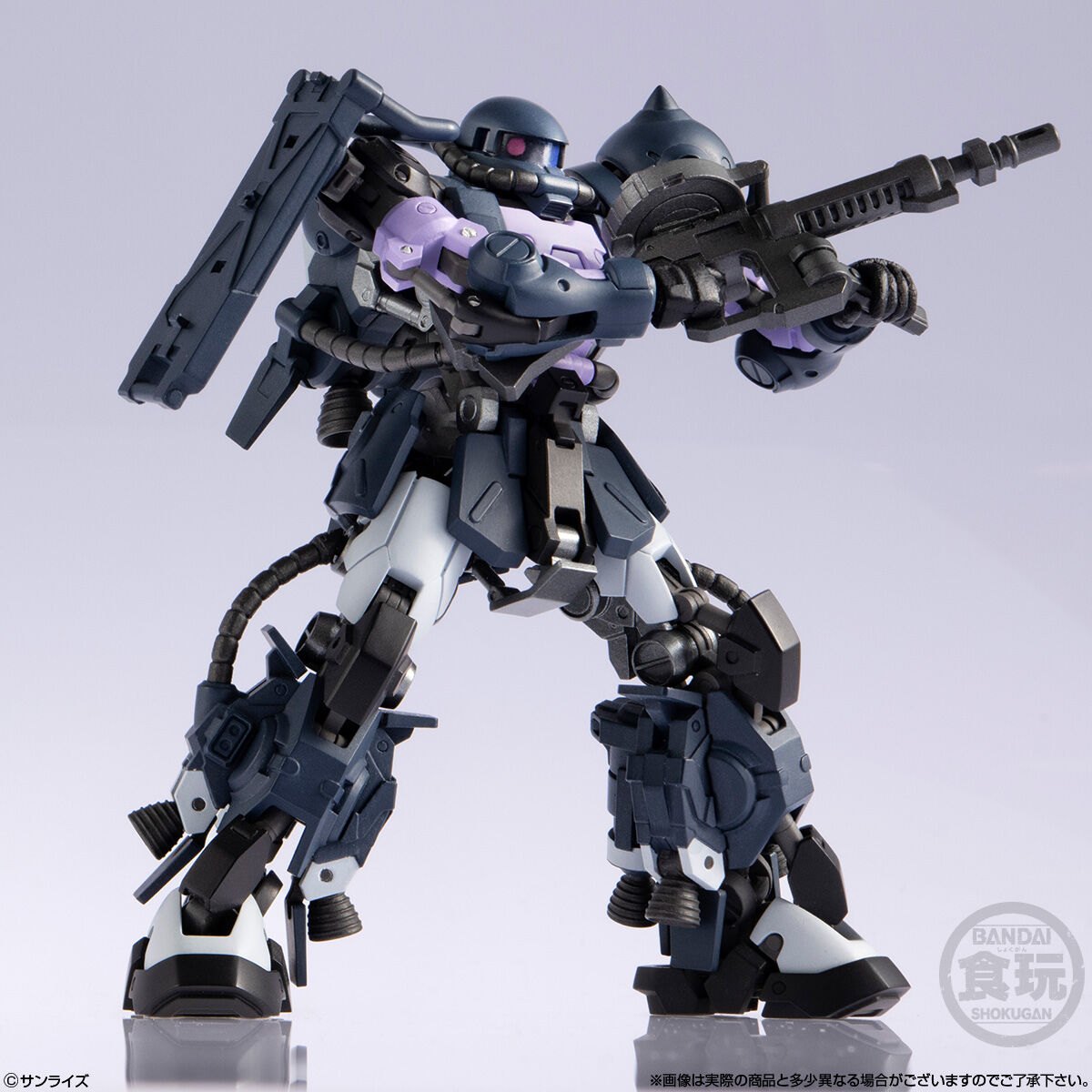 「ガンダムアーティファクトPRO」の第1弾「ガンダムアーティファクトPRO 高機動型ザクII（黒い三連星仕様）」（C）サンライズ