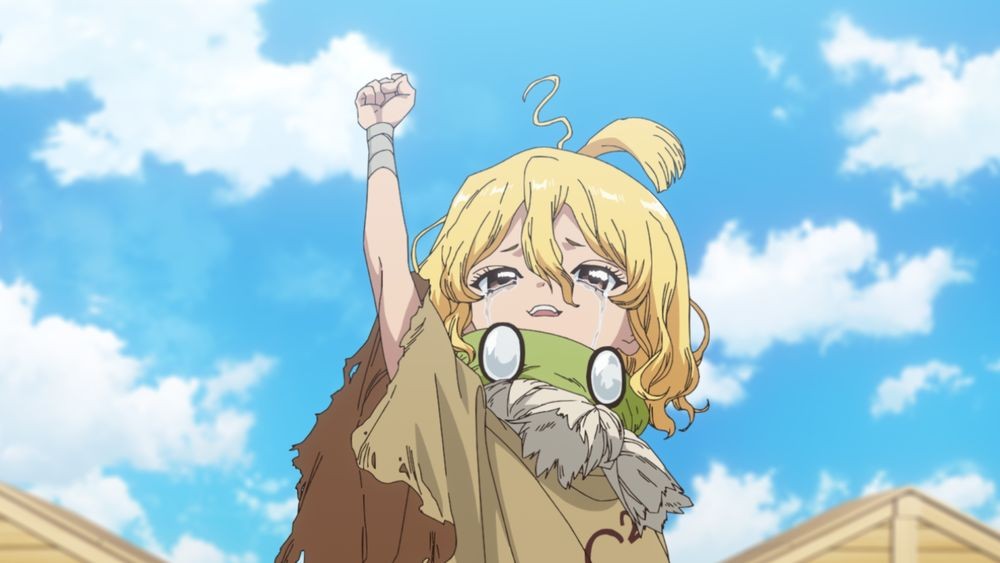 アニメ「Dr.STONE SCIENCE FUTURE」の第32話「科学の挑戦者」のエピソードPVの一場面（c）米スタジオ・Boichi／集英社・Dr.STONE製作委員会