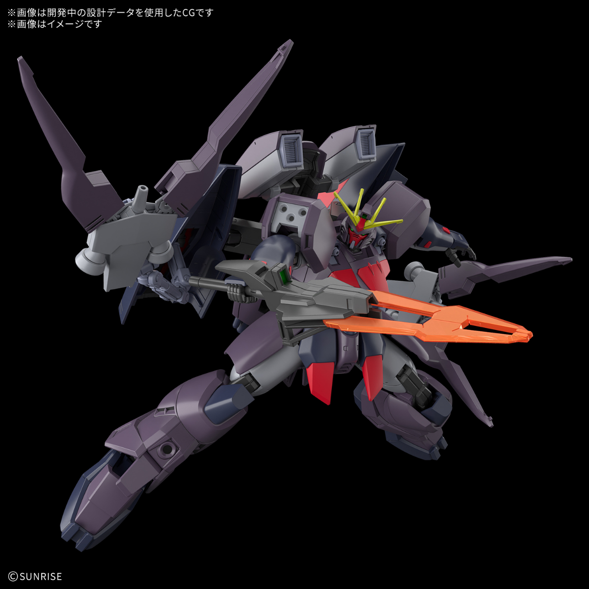 「機動新世紀ガンダムX」のガンプラ「HG 1／144 ガンダムアシュタロン」（C）サンライズ