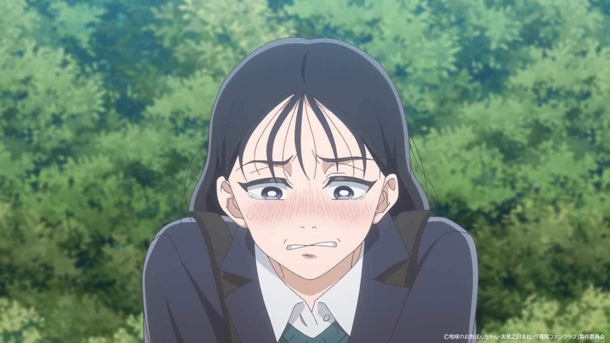 アニメ「霧尾ファンクラブ」の第10話「霧尾、部活やめるってよ」の一場面(C)地球のお魚ぽんちゃん・実業之日本社/「霧尾ファンクラブ」製作委員会