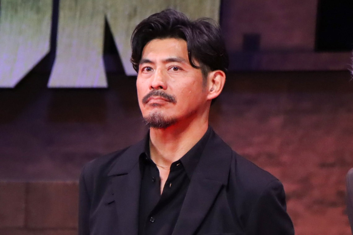 映画「キングダム 魂の決戦」ワールドプレミアに出席した坂口憲二さん