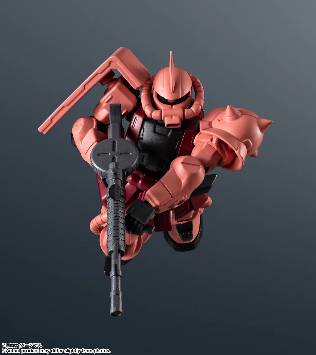 「機動戦士ガンダム」のシャア専用ザクIIのフィギュア「GUNDAM UNIVERSE MS-06S CHAR’S ZAKU II RENEWAL」（C）サンライズ